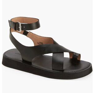 Madewell The Natasha Flatform Sandal  in Black